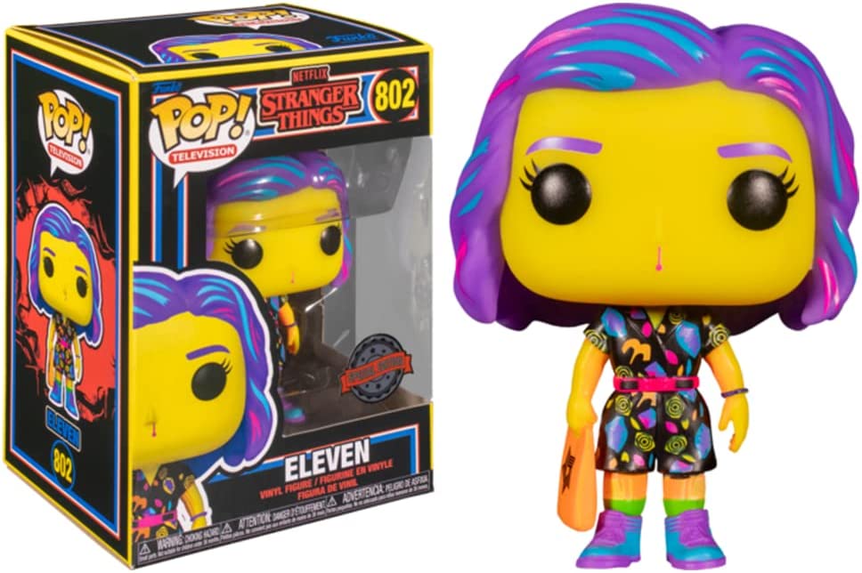 Funko POP! Television - Strangers Things - Eleven (Blacklight) (802) Exclusive