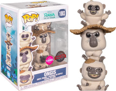 Funko Pop! Disney - Raya & The Last Dragon Ongis (Flocked) (1003) Exclusive Figurines