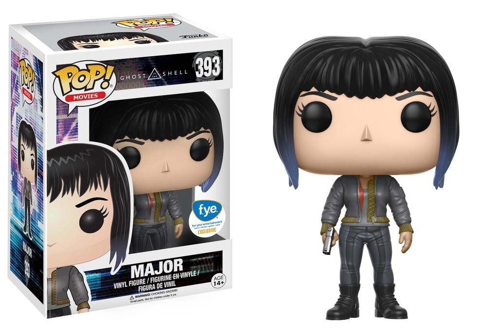 Funko POP! Movies - Ghost in the Shell - Vinyl Figure Major (Bomber Jacket) (393)