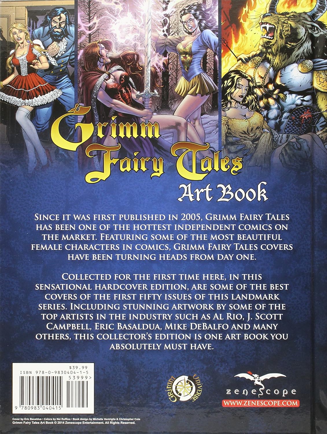 Zenescoop - Book, Grimm Fairy Tales 'Art Book' (EN)