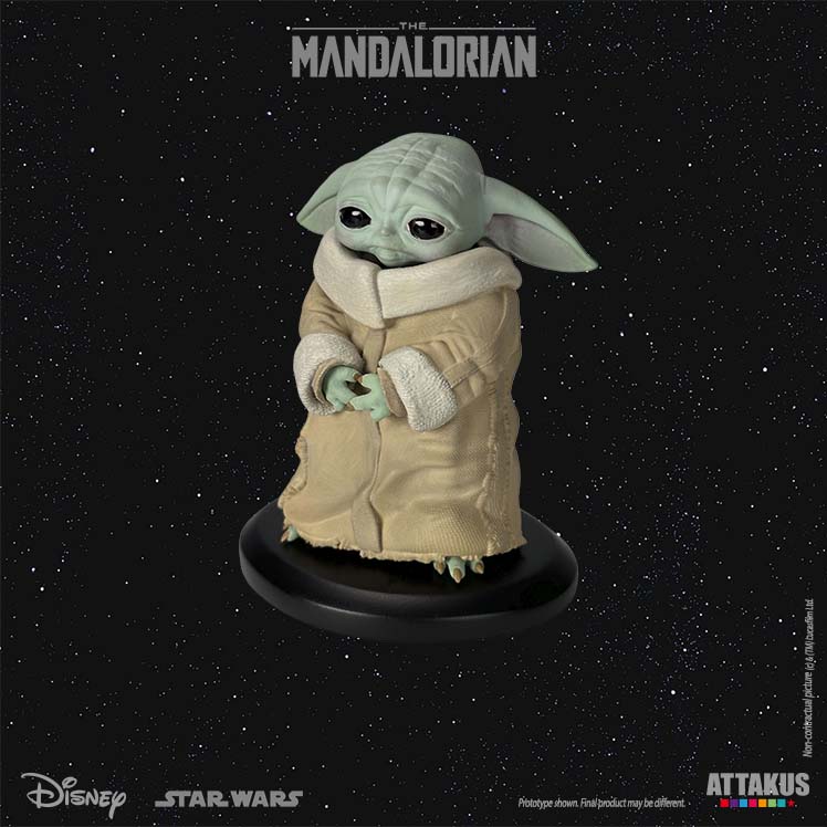 ATTAKUS  Statue - Star Wars, Classic Collection 1/5 - Grogu 'Feeling Sad' in The Mandalorian (10cm)