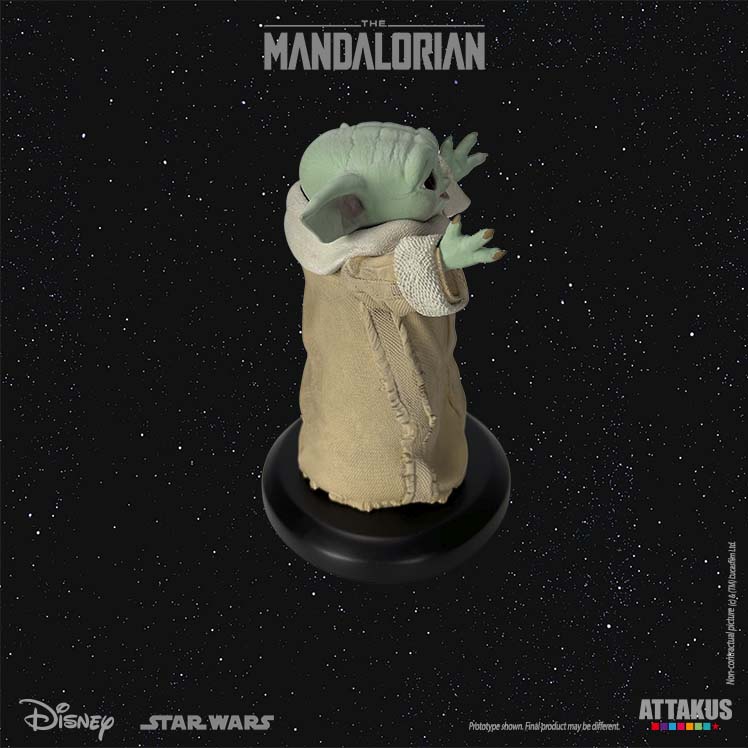 ATTAKUS  Statue - Star Wars, Classic Collection 1/5 - Grogu 'Happy' (10cm)
