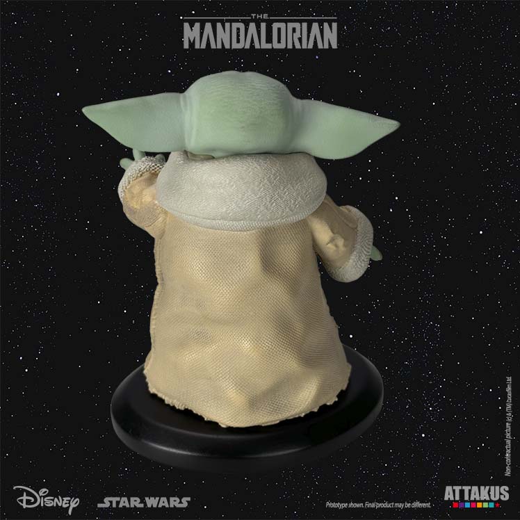 ATTAKUS  Statue - Star Wars, Classic Collection 1/5 - Grogu 'Using The Force' in The Mandalorian (10cm)