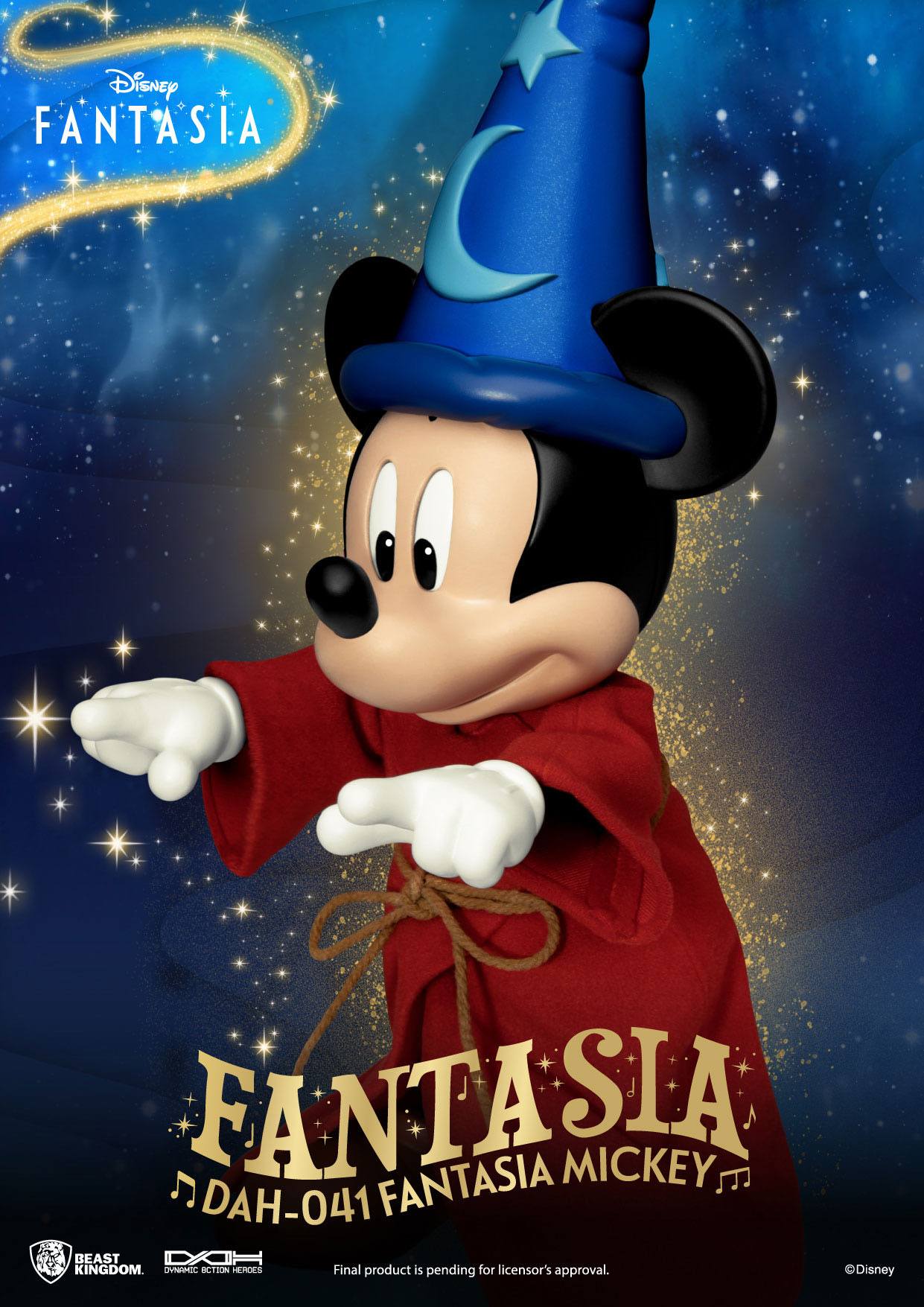 BEAST KINGDOM Action Figure - Disney, The Sorcerer's Apprentice - Fantasia Mickey (21cm)