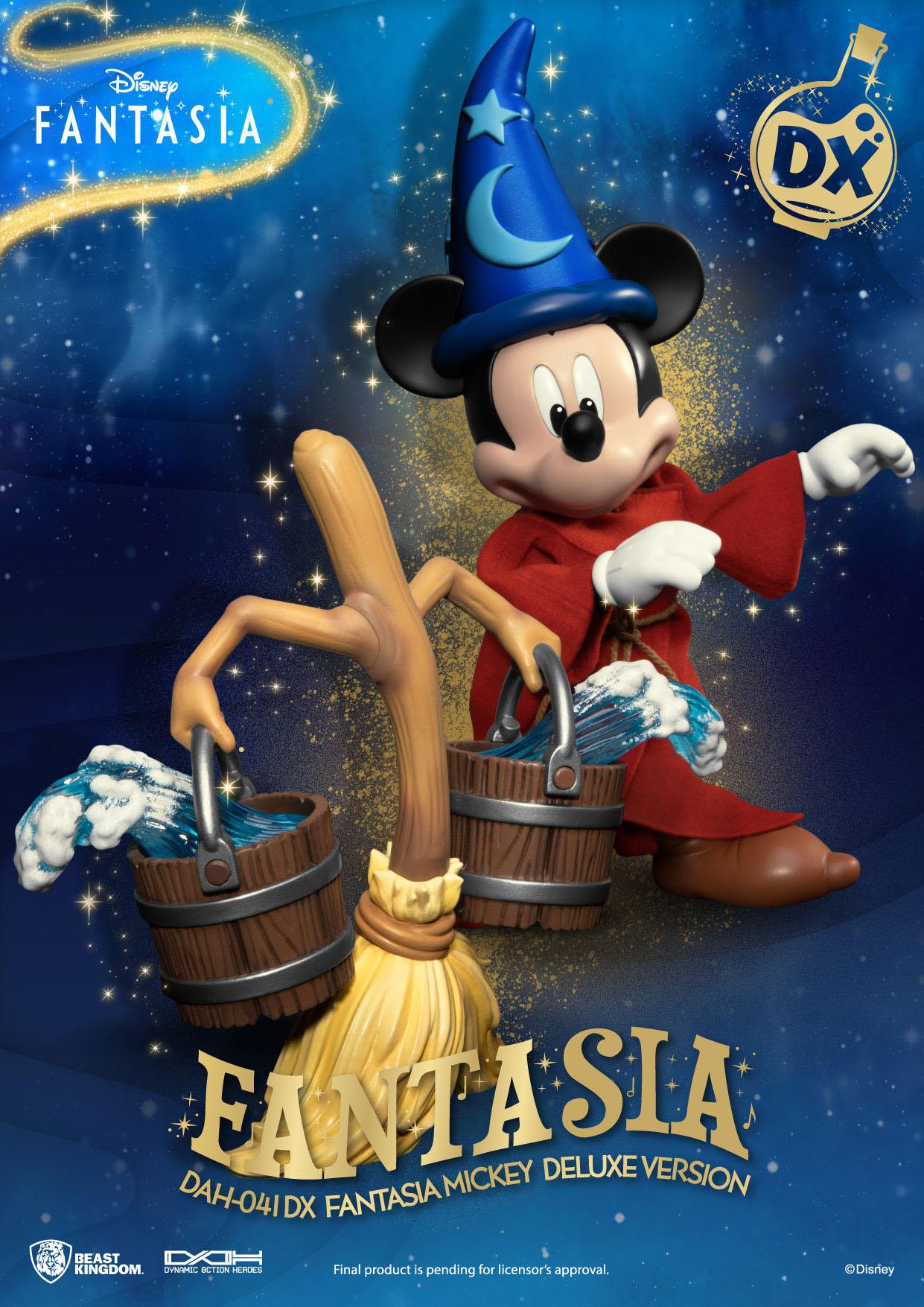 Beast Kingdom Action Figure - Disney The Sorcerers Apprentice Fantasia Mickey (Deluxe Version)