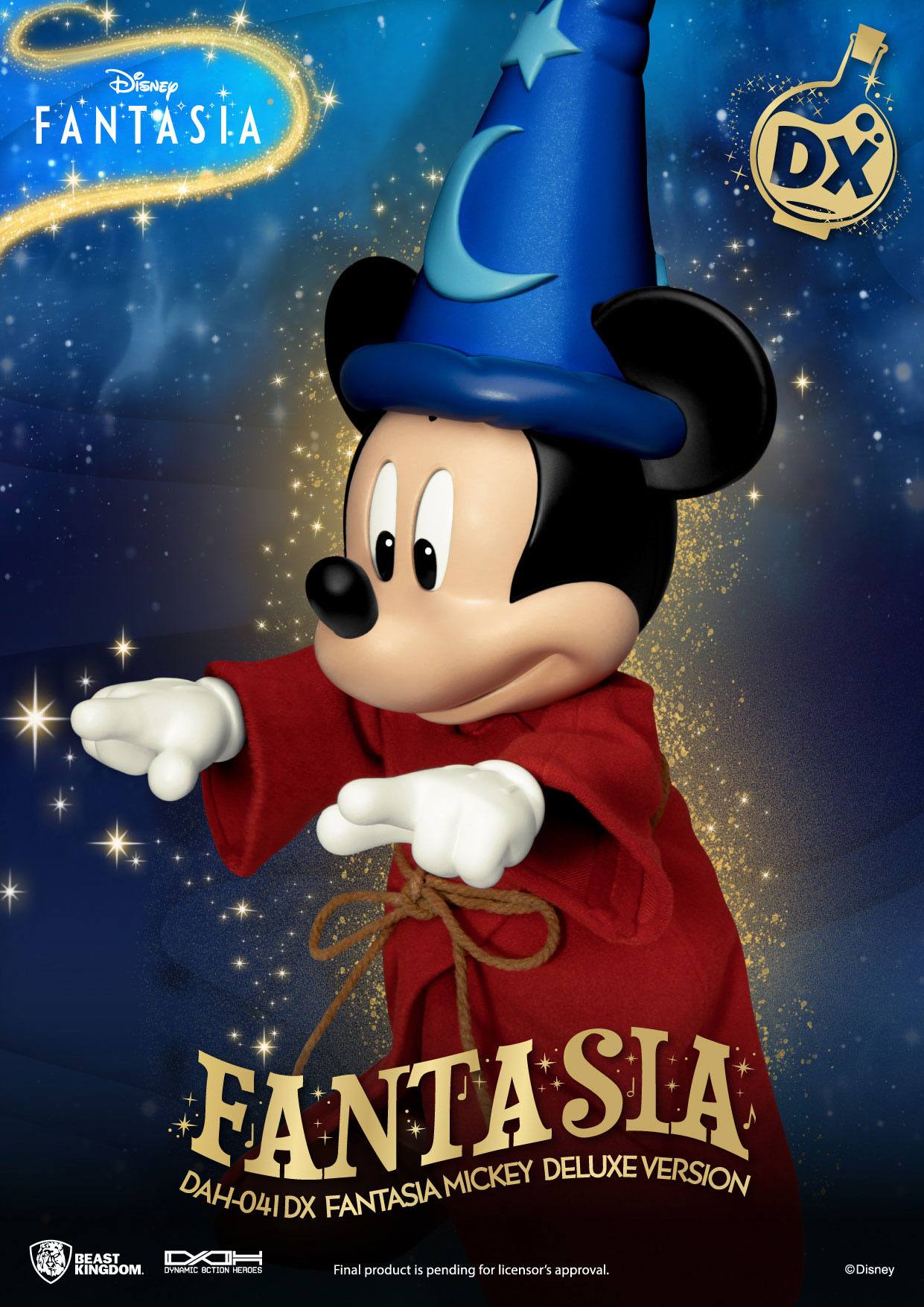 Beast Kingdom Action Figure - Disney The Sorcerers Apprentice Fantasia Mickey (Deluxe Version)
