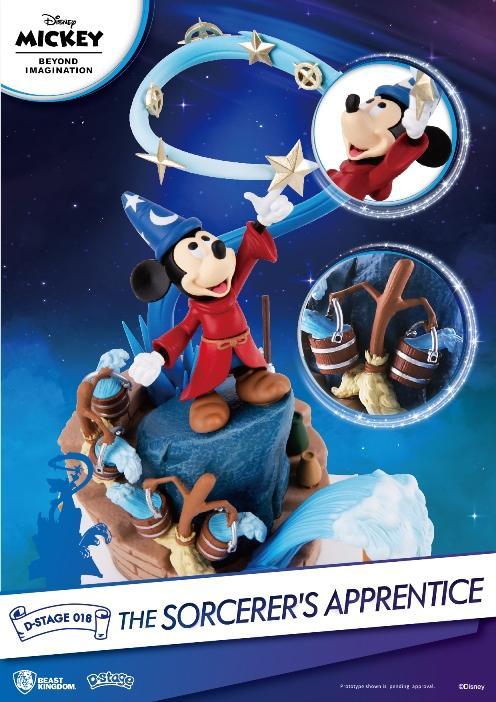 BEAST KINGDOM Diorama - Mickey Mouse :  The Sorcerer's Apprentice (DS018) (15cm)
