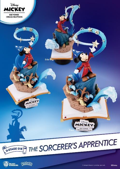 BEAST KINGDOM Diorama - Mickey Mouse :  The Sorcerer's Apprentice (DS018) (15cm)