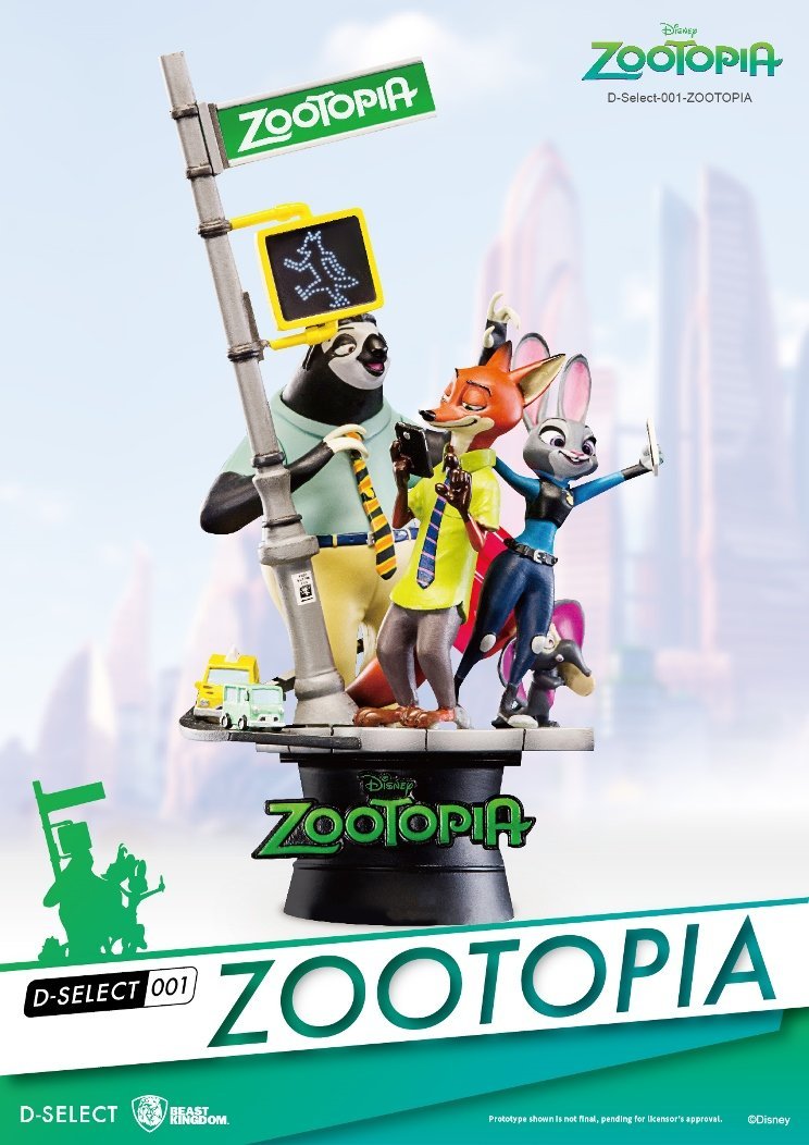 Disney - Zootopia Diorama (14 Cm) Figurines
