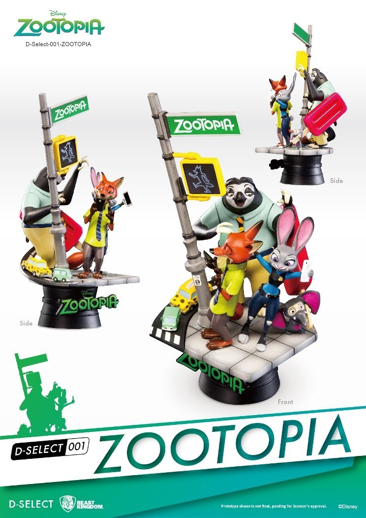Disney - Zootopia Diorama (14 Cm) Figurines