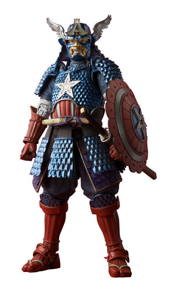Bandai Tamshii Nations, Action Figure - Marvel, Samurai Captain America - 18 cm