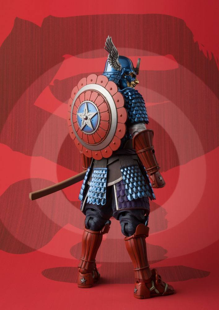 Bandai Tamshii Nations, Action Figure - Marvel, Samurai Captain America - 18 cm