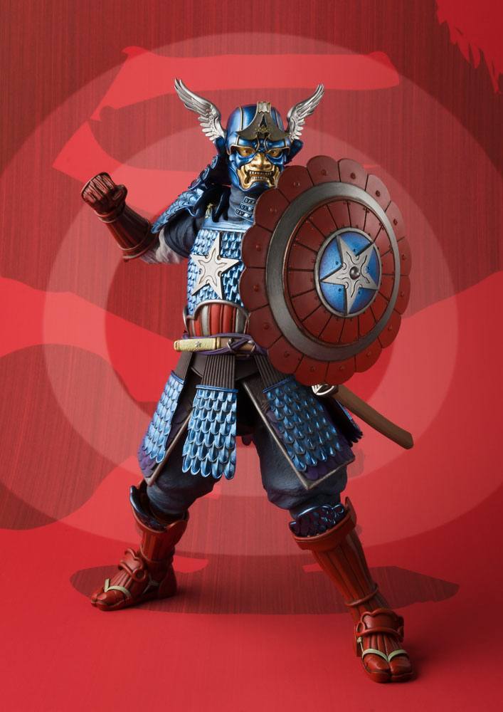 Bandai Tamshii Nations, Action Figure - Marvel, Samurai Captain America - 18 cm