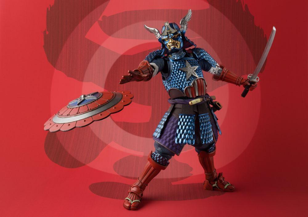 Bandai Tamshii Nations, Action Figure - Marvel, Samurai Captain America - 18 cm