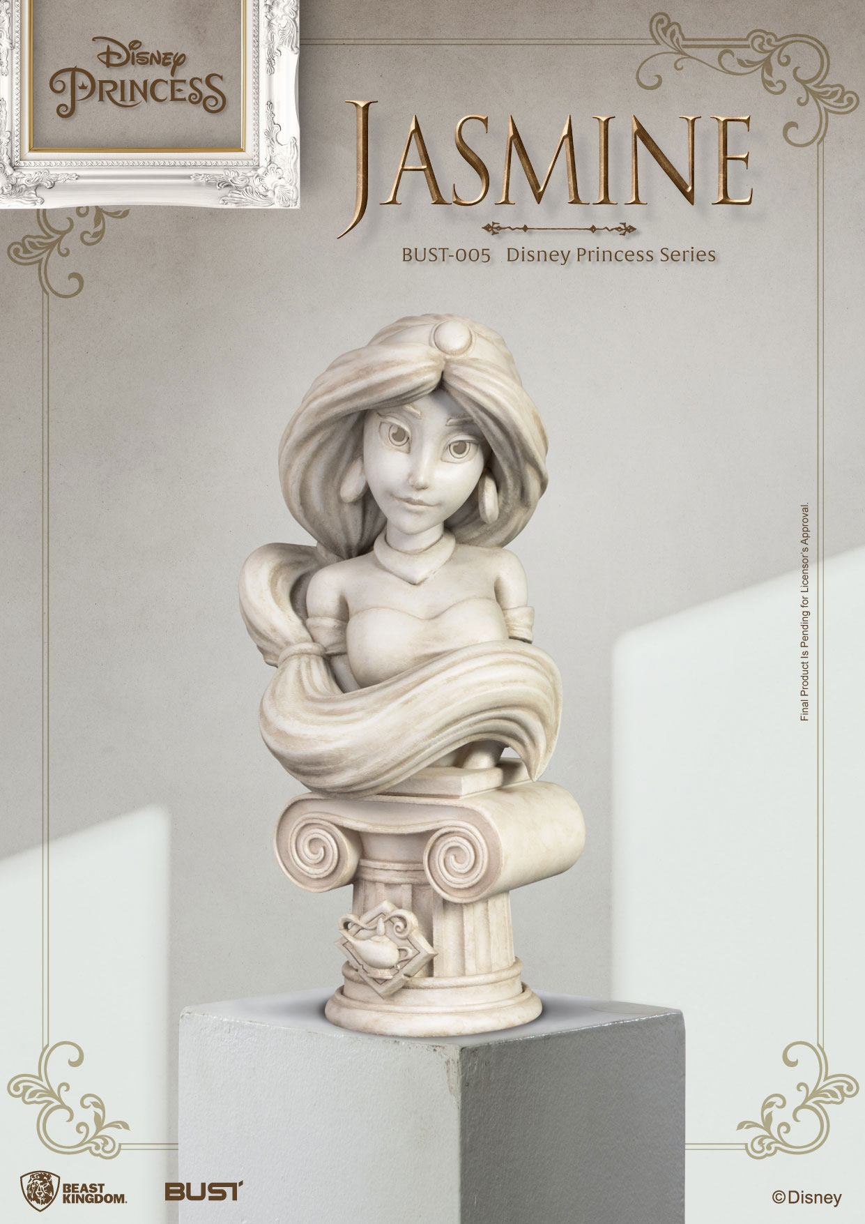Beast Kingdom, Bust - Disney Princess - Aladdin, Jasmine - 15 cm