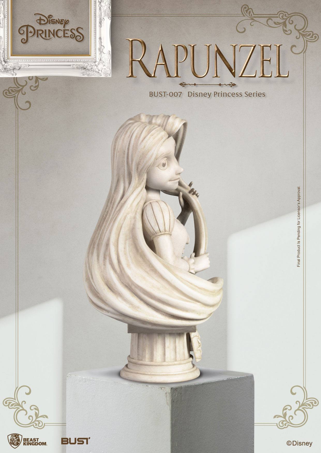 Beast Kingdom, Bust - Disney Princess - Tangled, Rapunzel - 15 cm