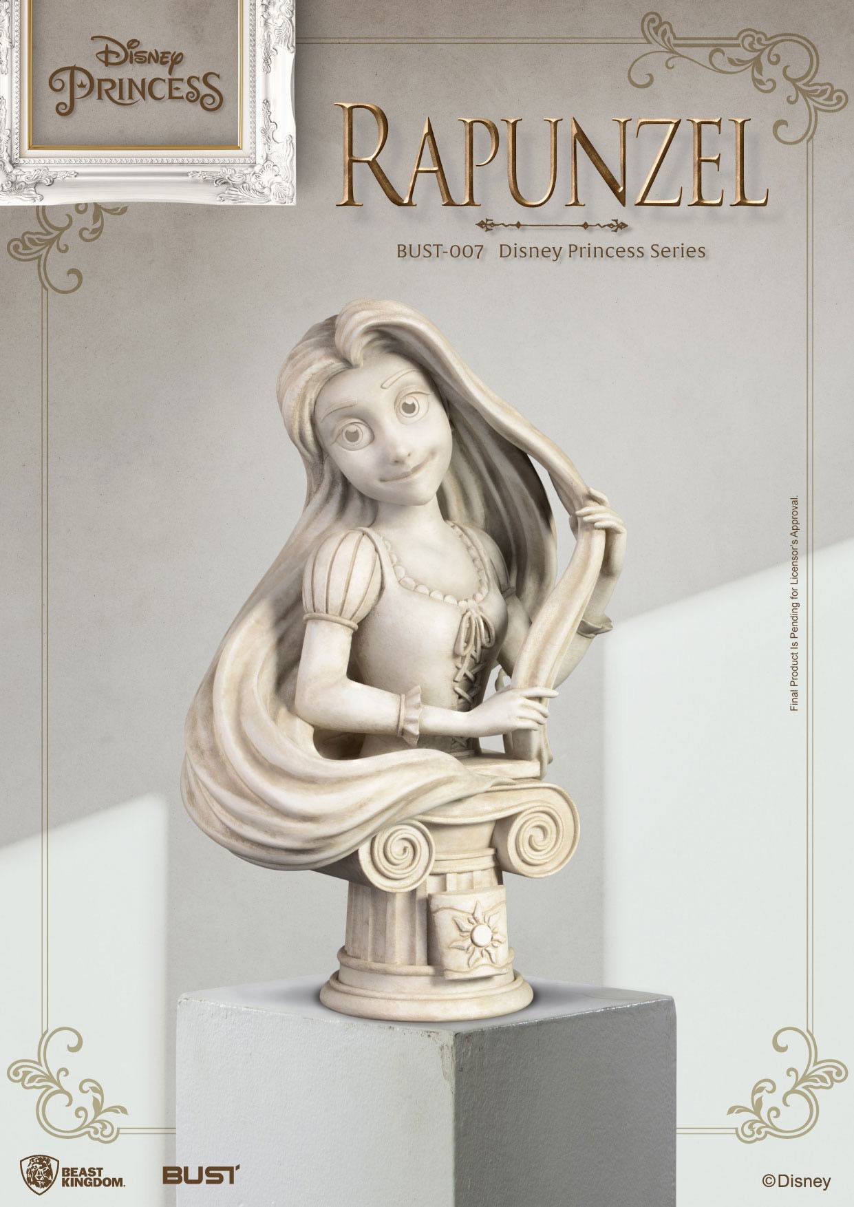 Beast Kingdom, Bust - Disney Princess - Tangled, Rapunzel - 15 cm