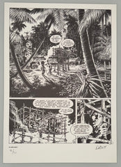 COMICS Affiche : Arlequin - Planche Arlequin (Dany) / 50 ex + signed