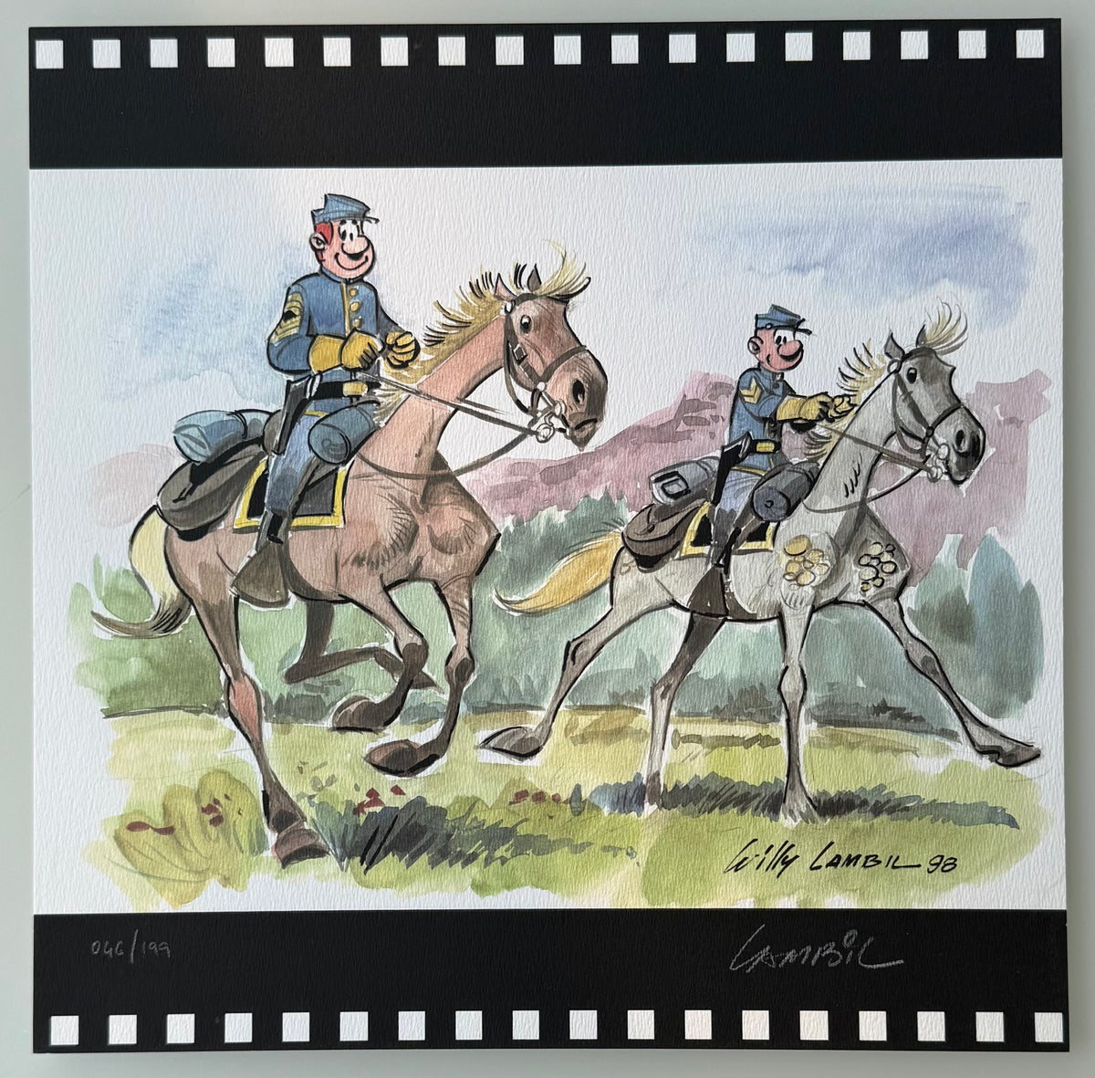 BD Ex-libris : Les Tuniques Bleues / De Blauwbloezen (Lambil)