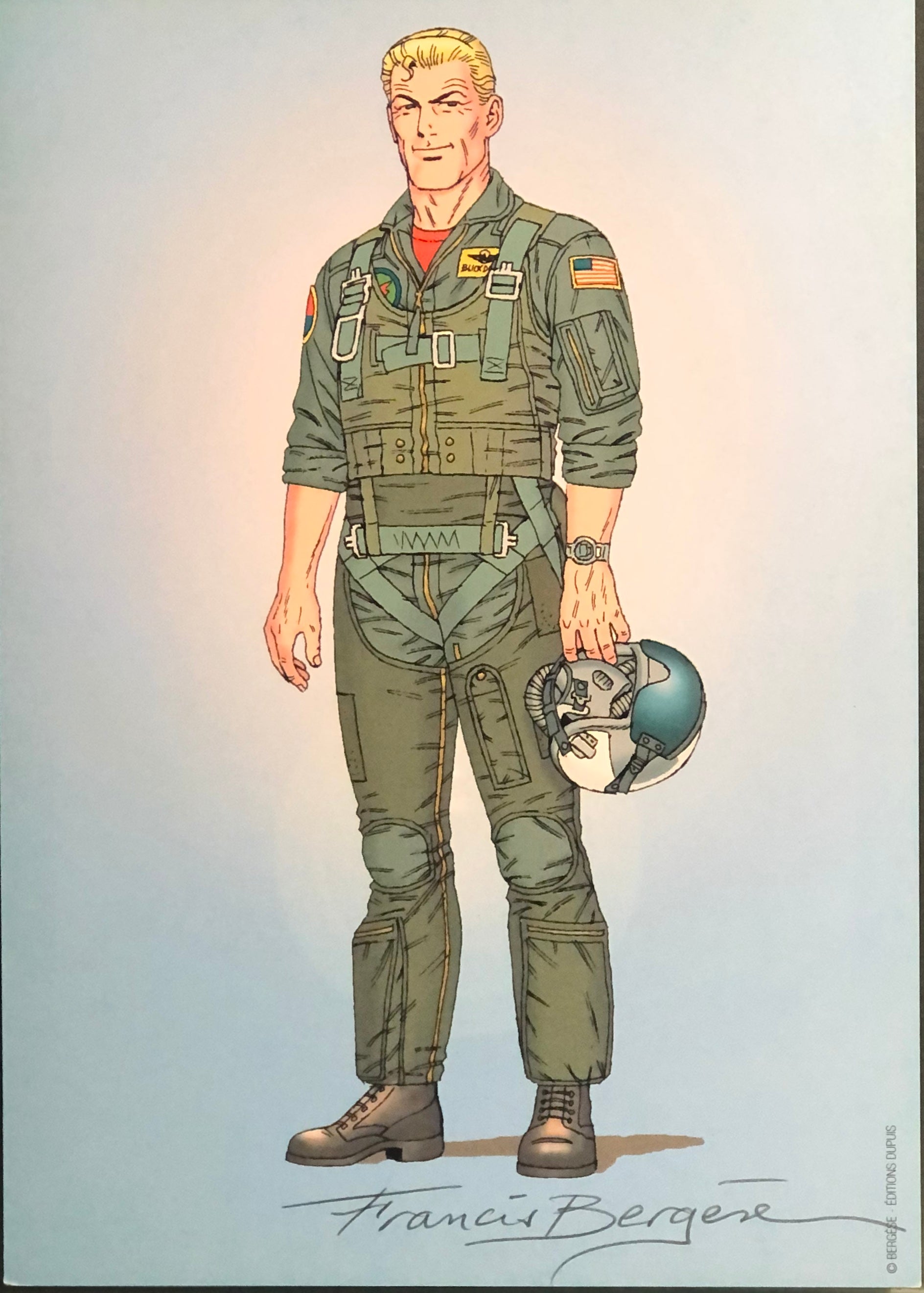 COMICS Ex-libris : Buck Danny (Bergèse Francis)