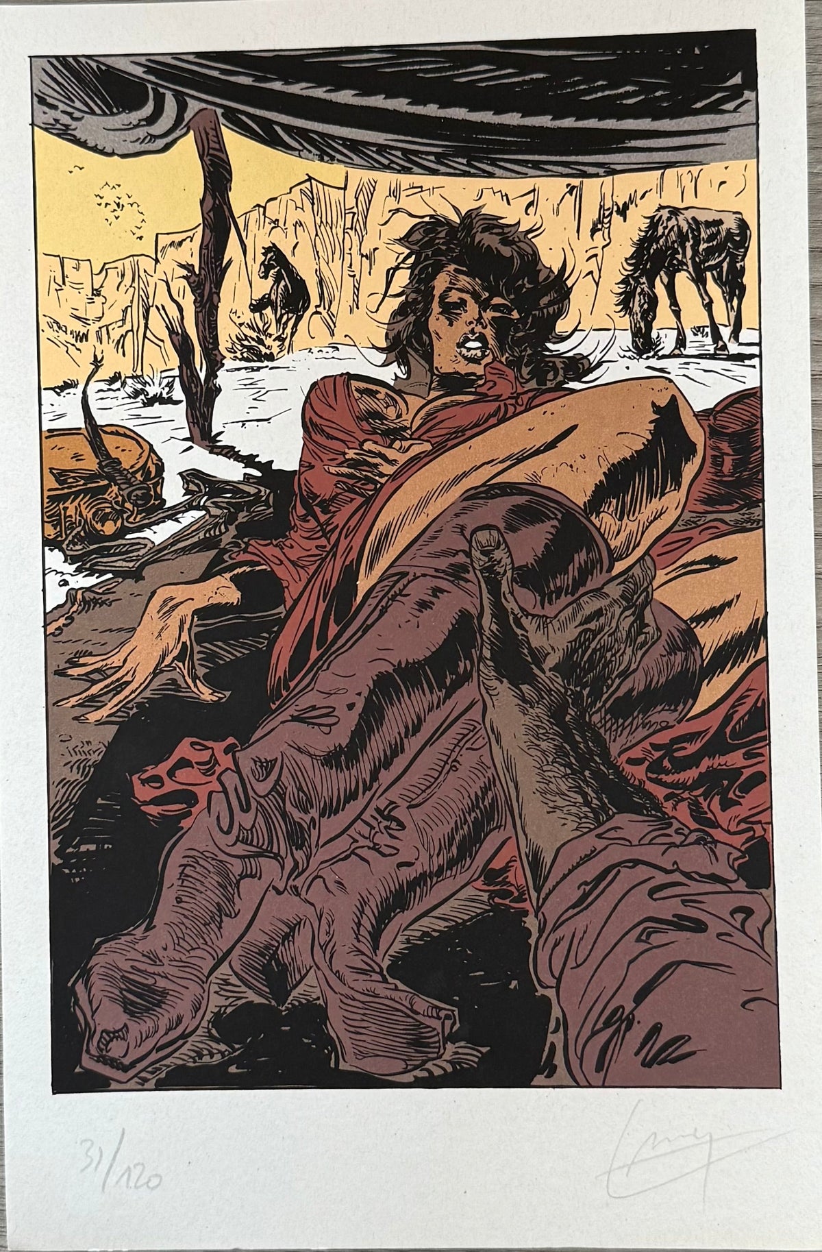 COMICS Ex-libris : Colt Walker - Colt Walker boots (Lamy)