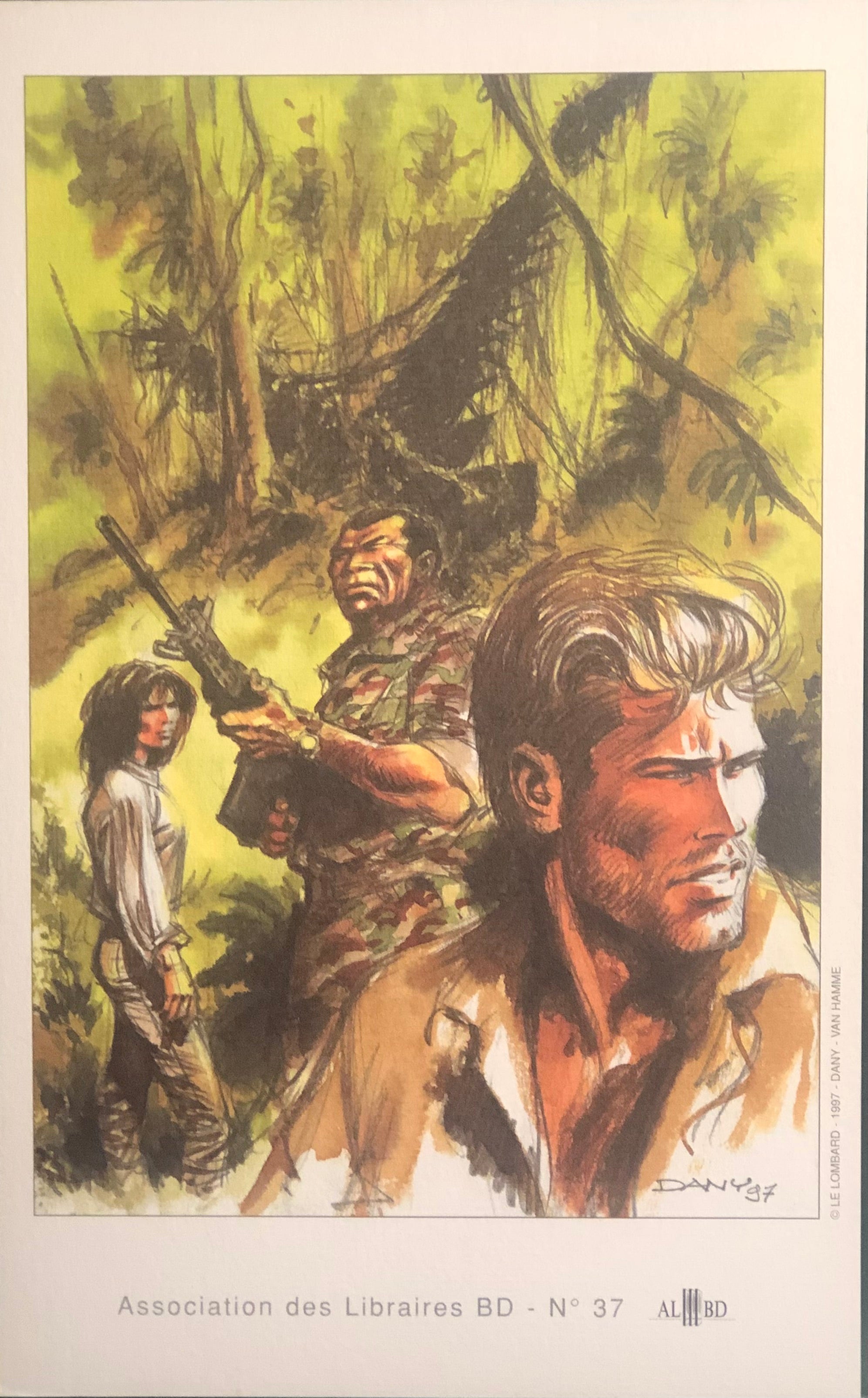COMICS Ex-libris : Histoire sans héros / Een Avontuur zonder helden (Dany)