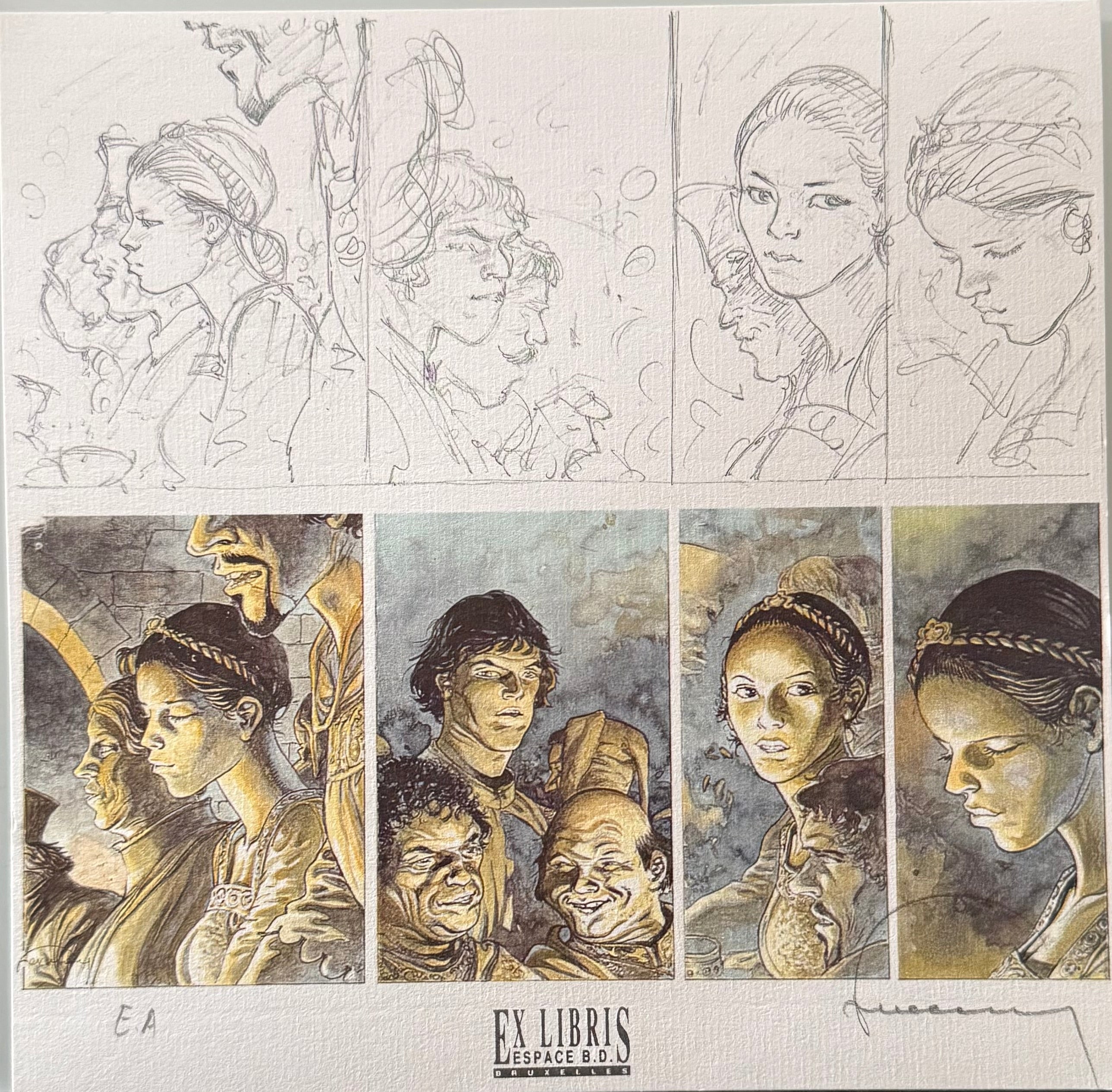 COMICS Ex-libris : Les Tours de Bois-Maury "Assunta" (Hermann)