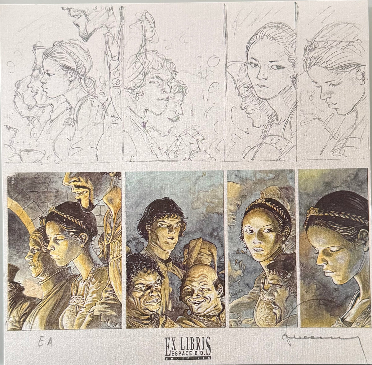 COMICS Ex-libris : Les Tours de Bois-Maury "Assunta" (Hermann)