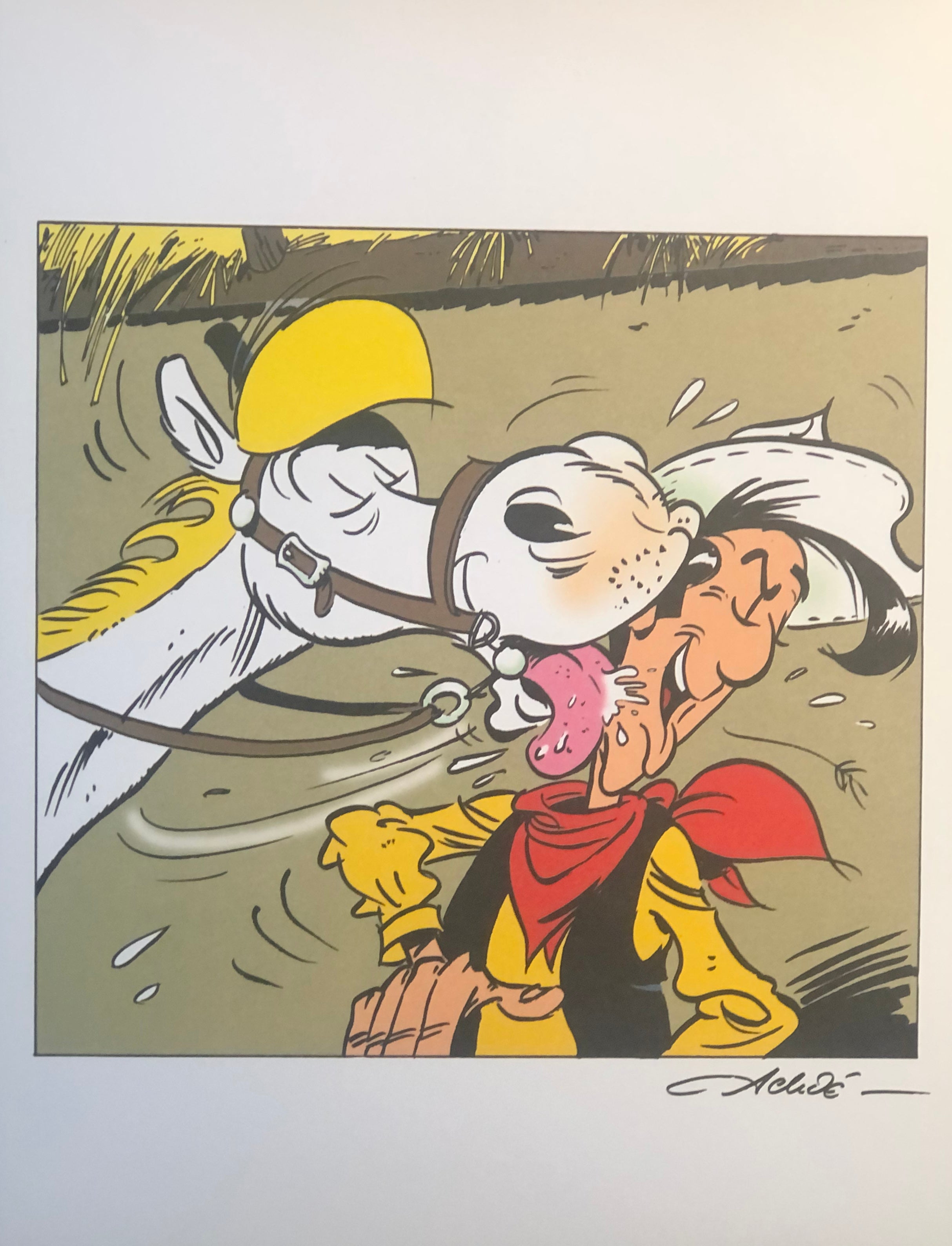 COMICS Ex-libris : Lucky Luke (Achdé)