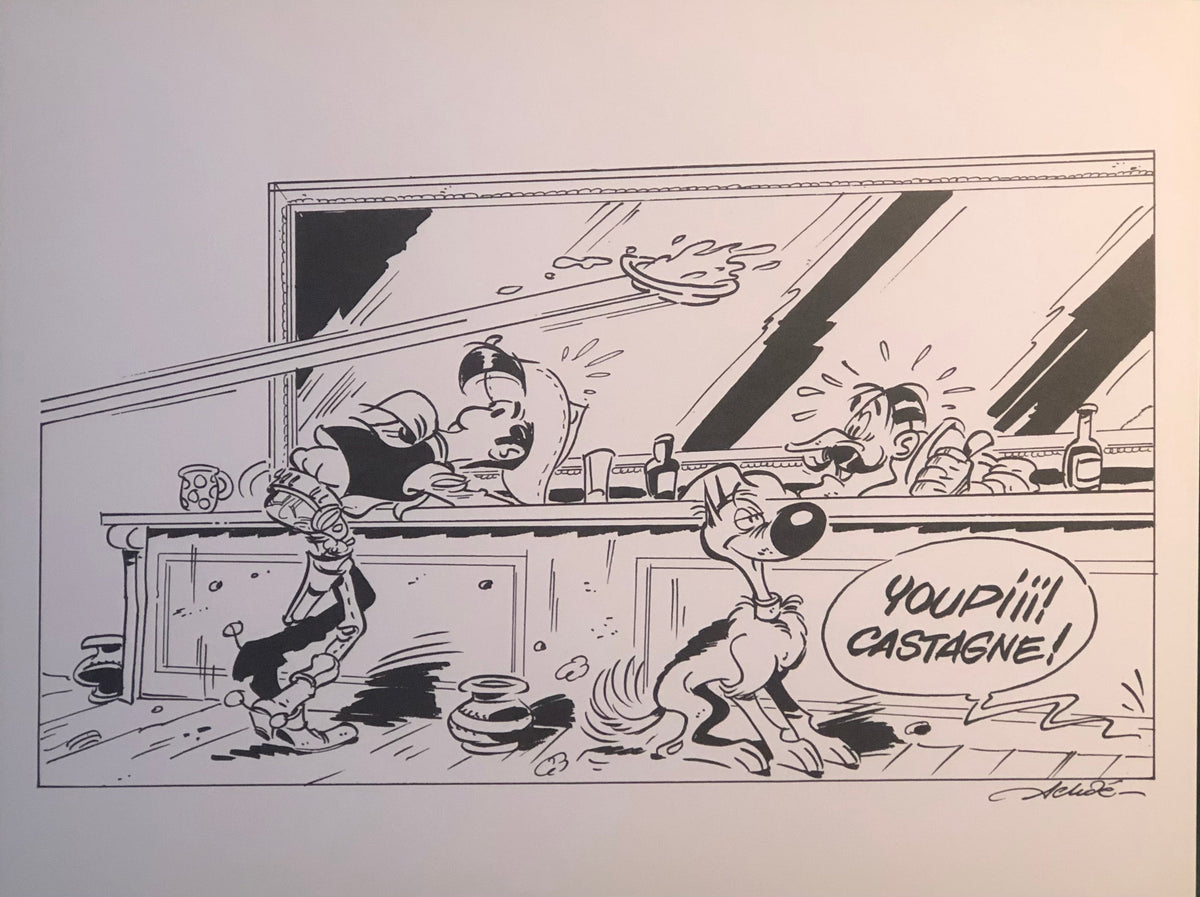 COMICS Ex-libris : Lucky Luke (Achdé)