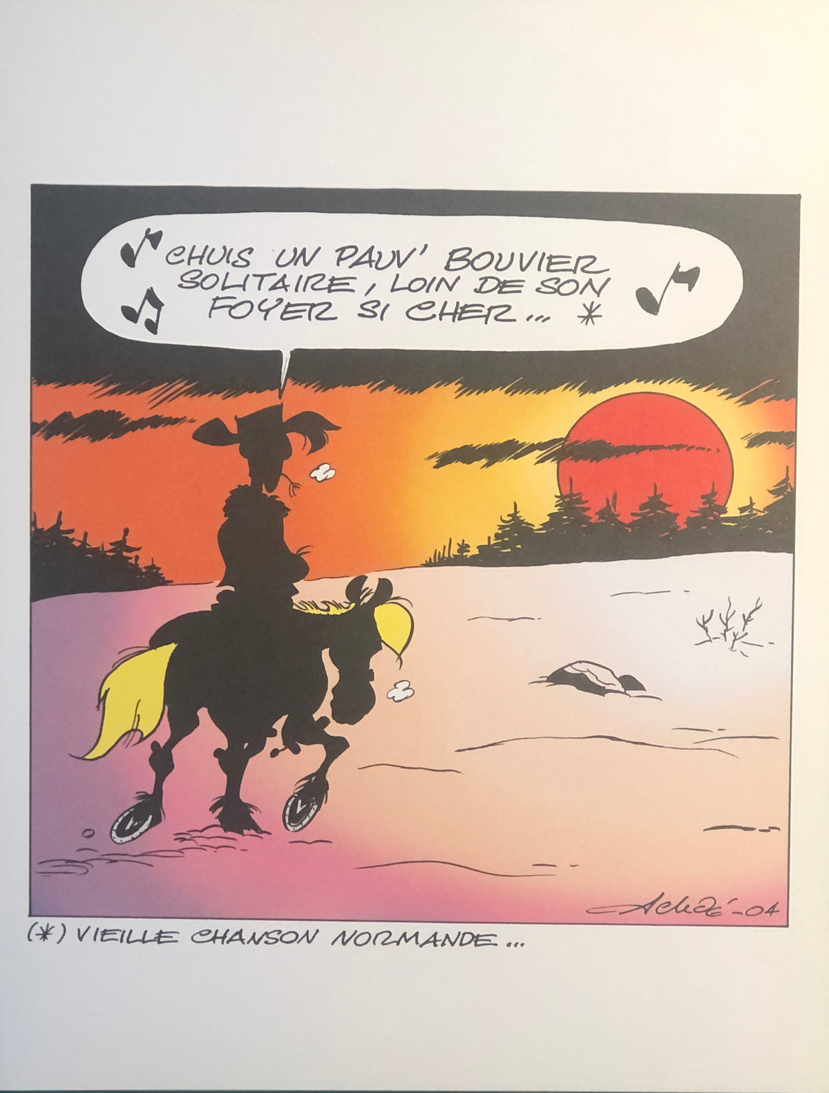 COMICS Ex-libris : Lucky Luke (Achdé)