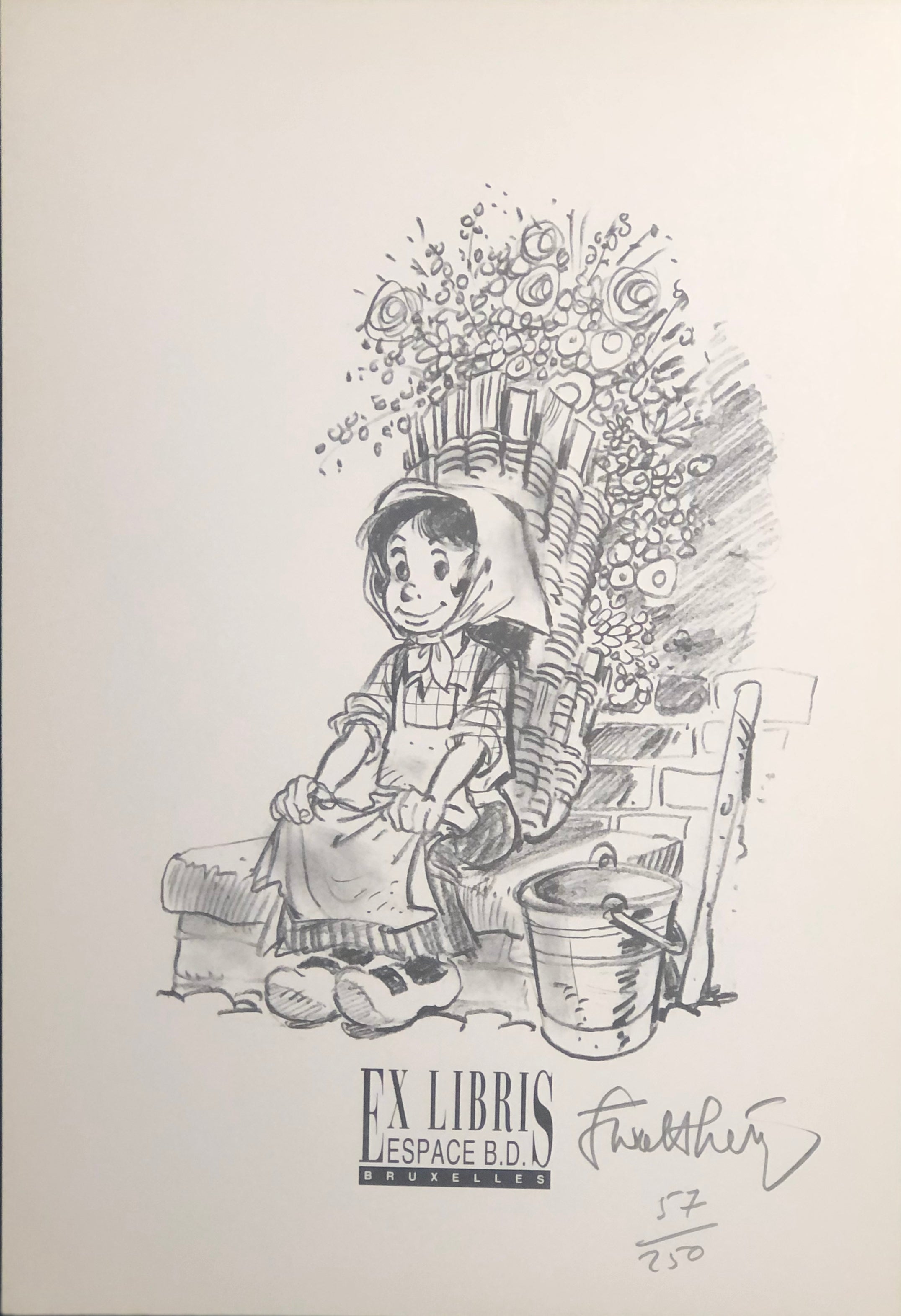 COMICS Ex-libris : Tchantchès (Walthéry)