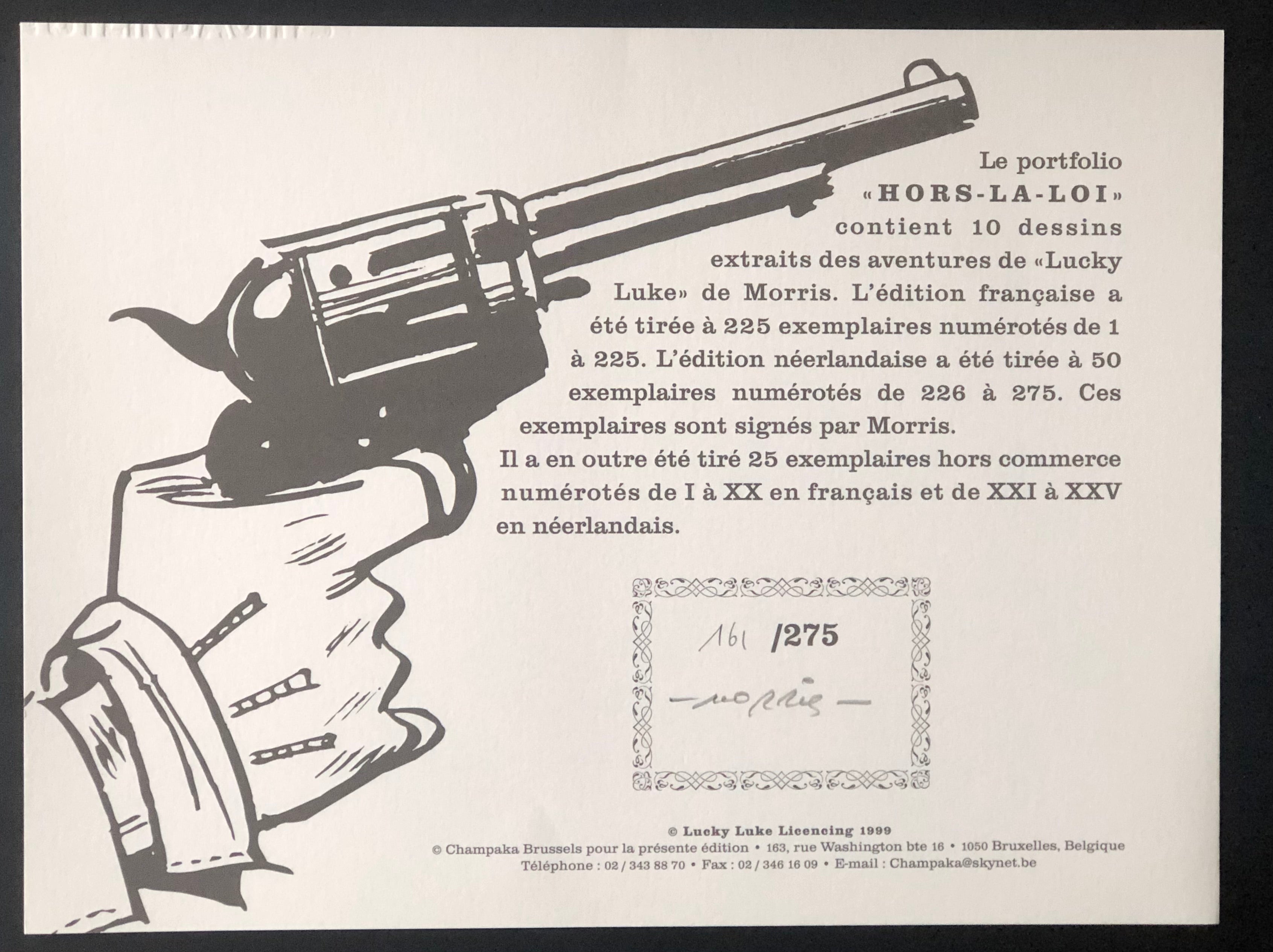 COMICS Portfolio : Lucky Luke "Hors-la-loi" (Morris)