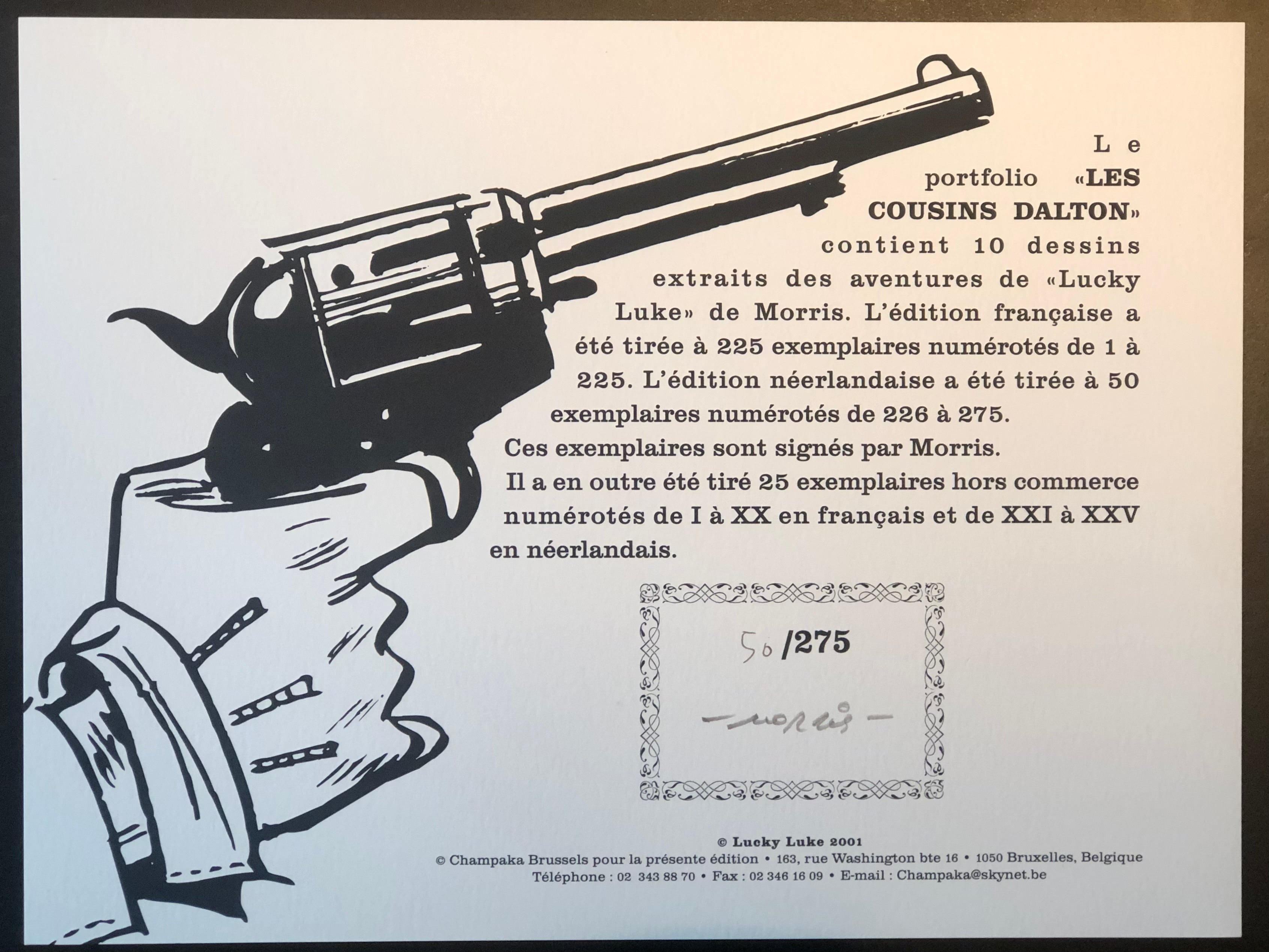 COMICS Portfolio : Lucky Luke "Les Cousins Dalton" (Morris)