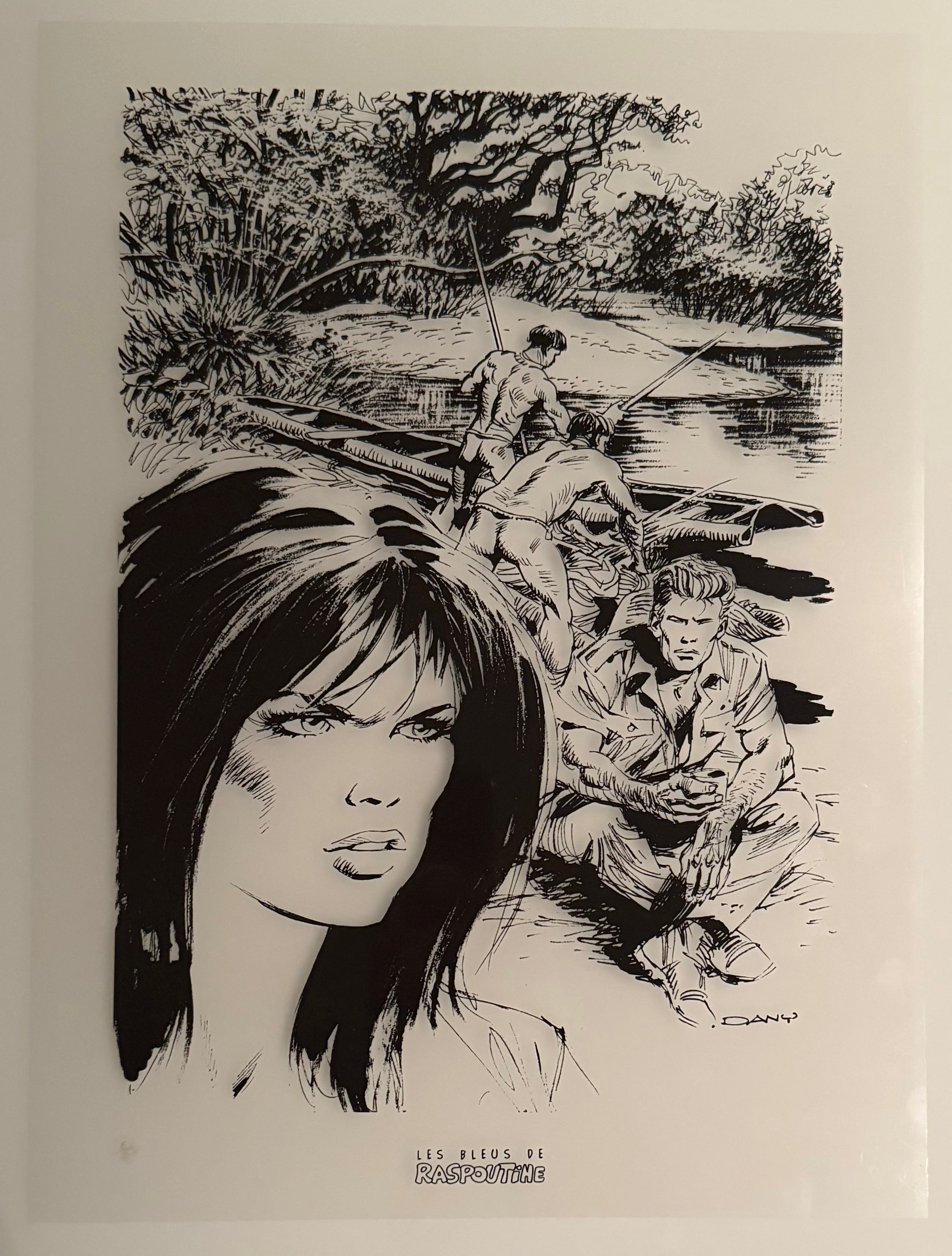 COMICS Print : Histoire sans héros -Vingt ans après (Dany) / 20 ex (HC) + signed