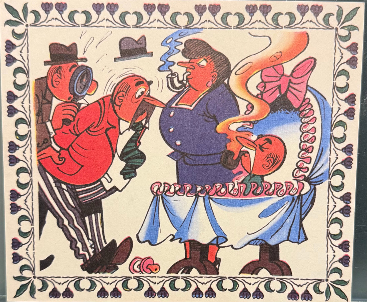 COMICS Print : Nero 'Bedanking geboorte Jean-Claude <Clo-Clo>' (Marc Sleen)