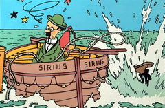 COMICS Print : Tintin 'Sirius_Q8' (Hergé) (°1988)