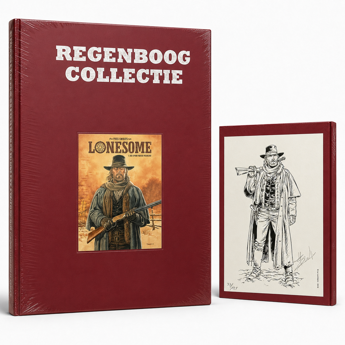 Lonesome - Het spoor van de predikant – Regenboog Collectie Luxe – genummerde en gesigneerde ex-libris