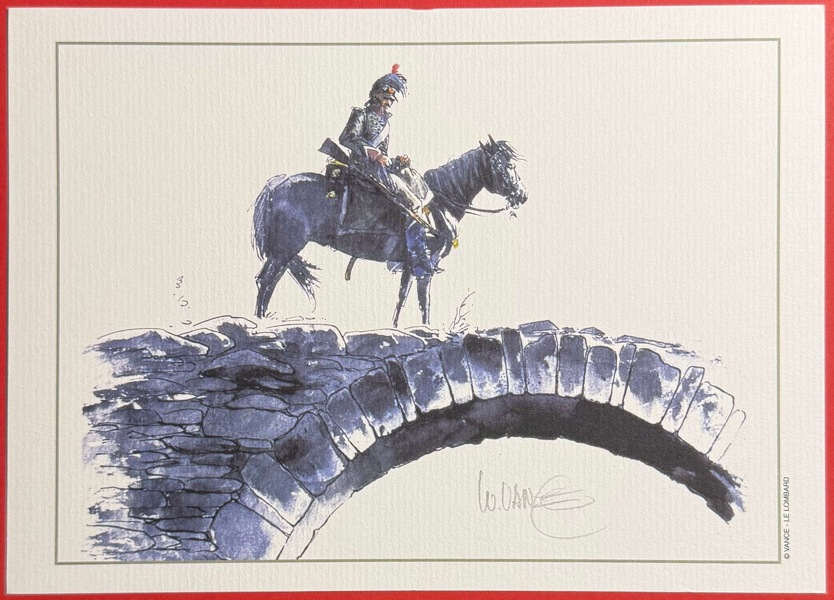 Comics Ex-Libris – All about Vance "Cavalier Napoléonien" by Vance (Signed & Numbered, 2005)