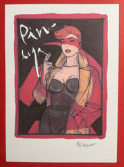 Comics Ex-Libris – Pin-Up "Gladys" by Philippe Berthet (Signed & Numbered, 2000)