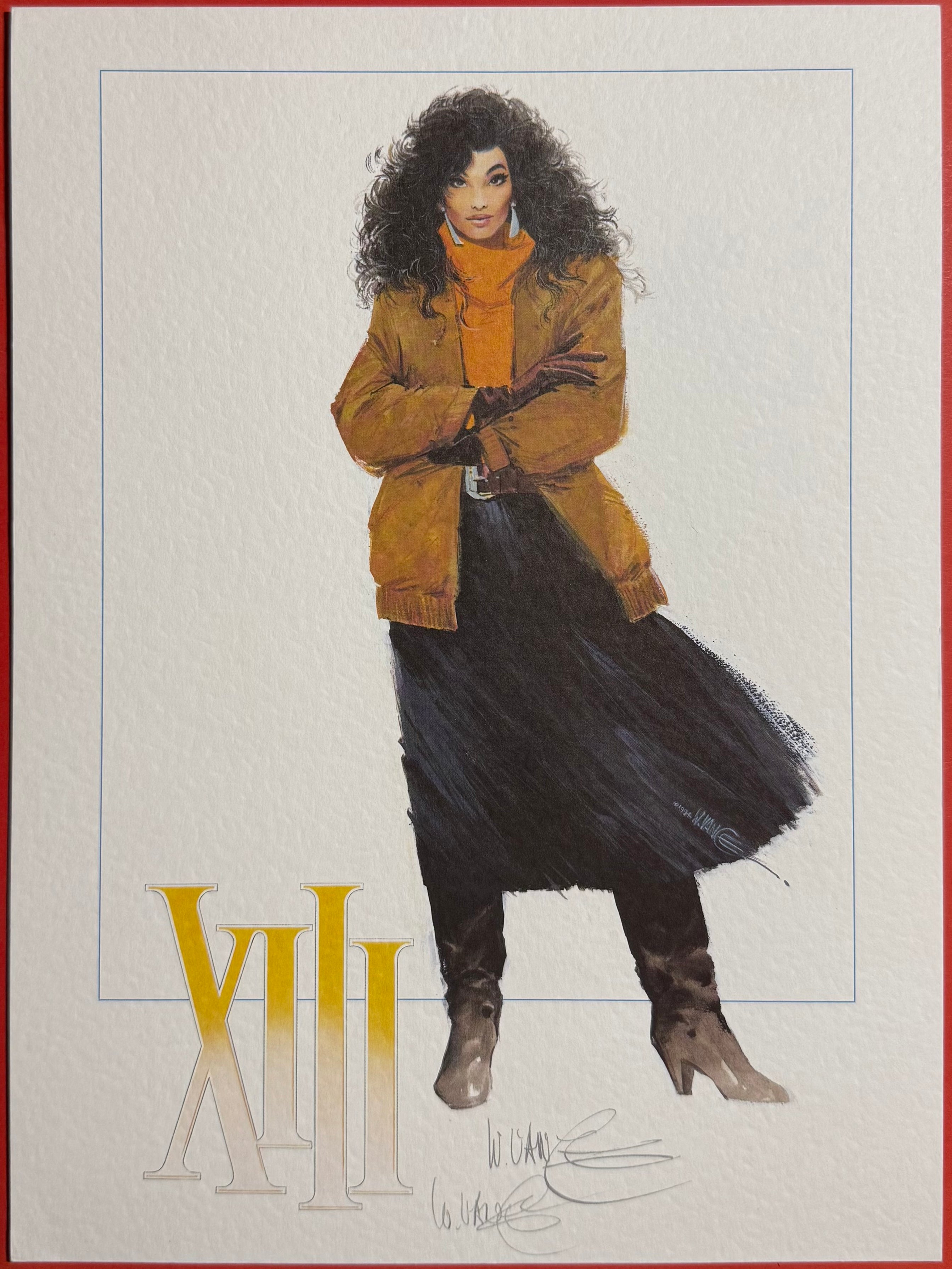 Comics Ex-Libris – XIII "Judith Warner" by Vance (Signed, 1994)