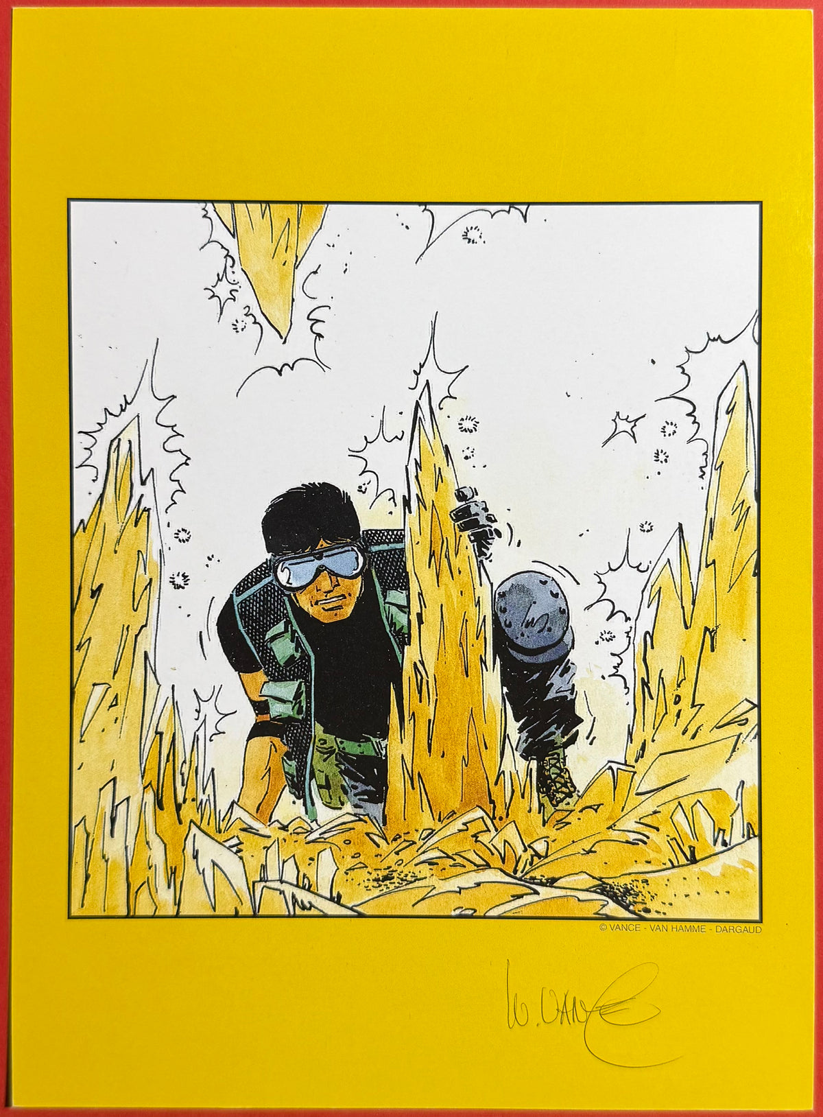 Comics Ex-Libris – XIII "Mitric" by Vance (Signed & Numbered, 2005)