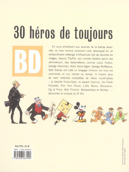 Comics (FR) - 30 héros de toujours : chefs-d'oeuvre de la BD (1830-1930) (SC)