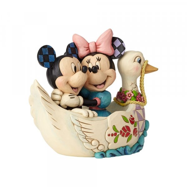 DISNEY TRADITIONS - Mickey Mouse : Mickey & Minnie "Lovebirds" (14cm)