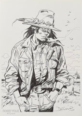 Ex-libris Derib – Red Road – Numbered & signed – 2007