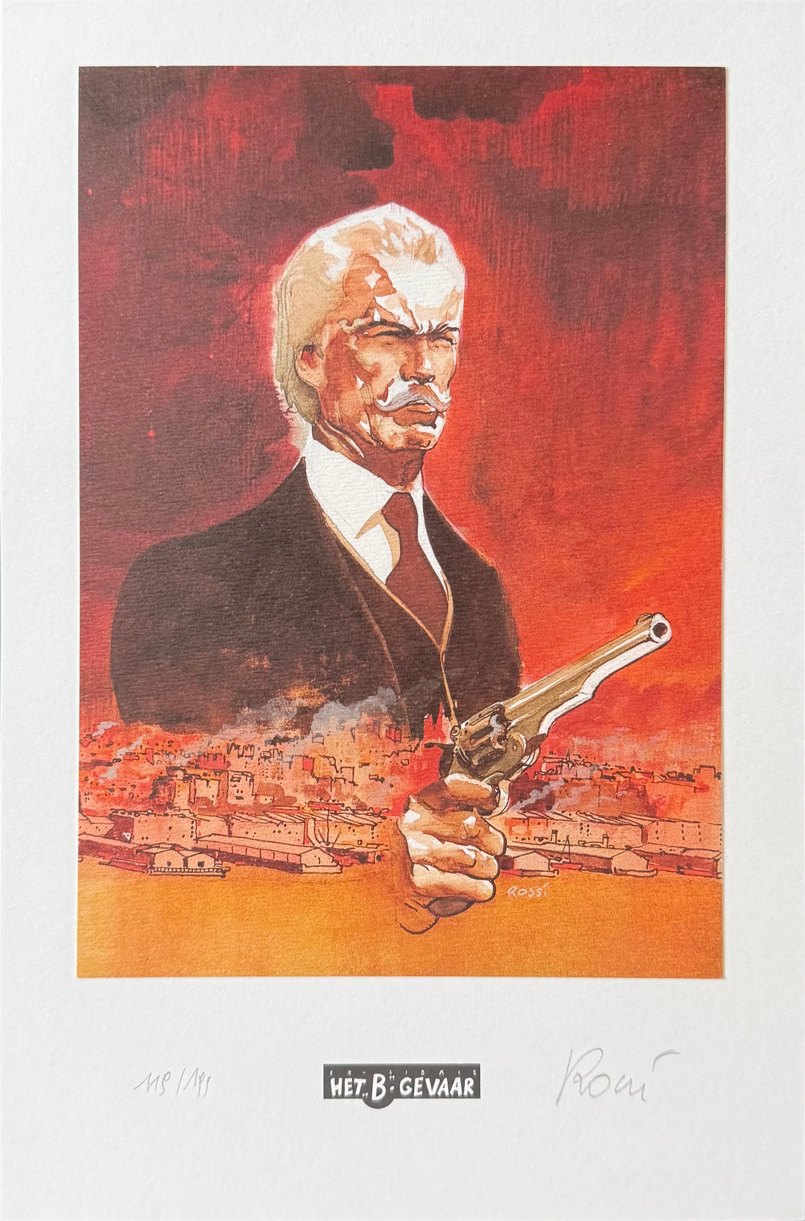 Ex-libris Rossi – W.E.S.T., Morton – Numbered & signed - 2004