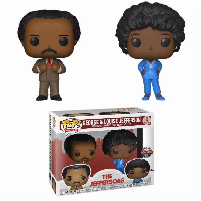 Funko Pop! Television - The Jeffersons George & Louise Jefferson (2Pack) Exclusive Figurines