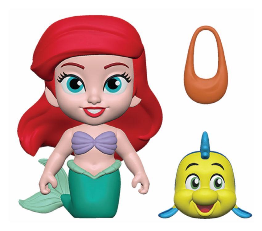 FUNKO, 5 Star - The Little Mermaid : Mermaid Ariel & Flounder (8cm)