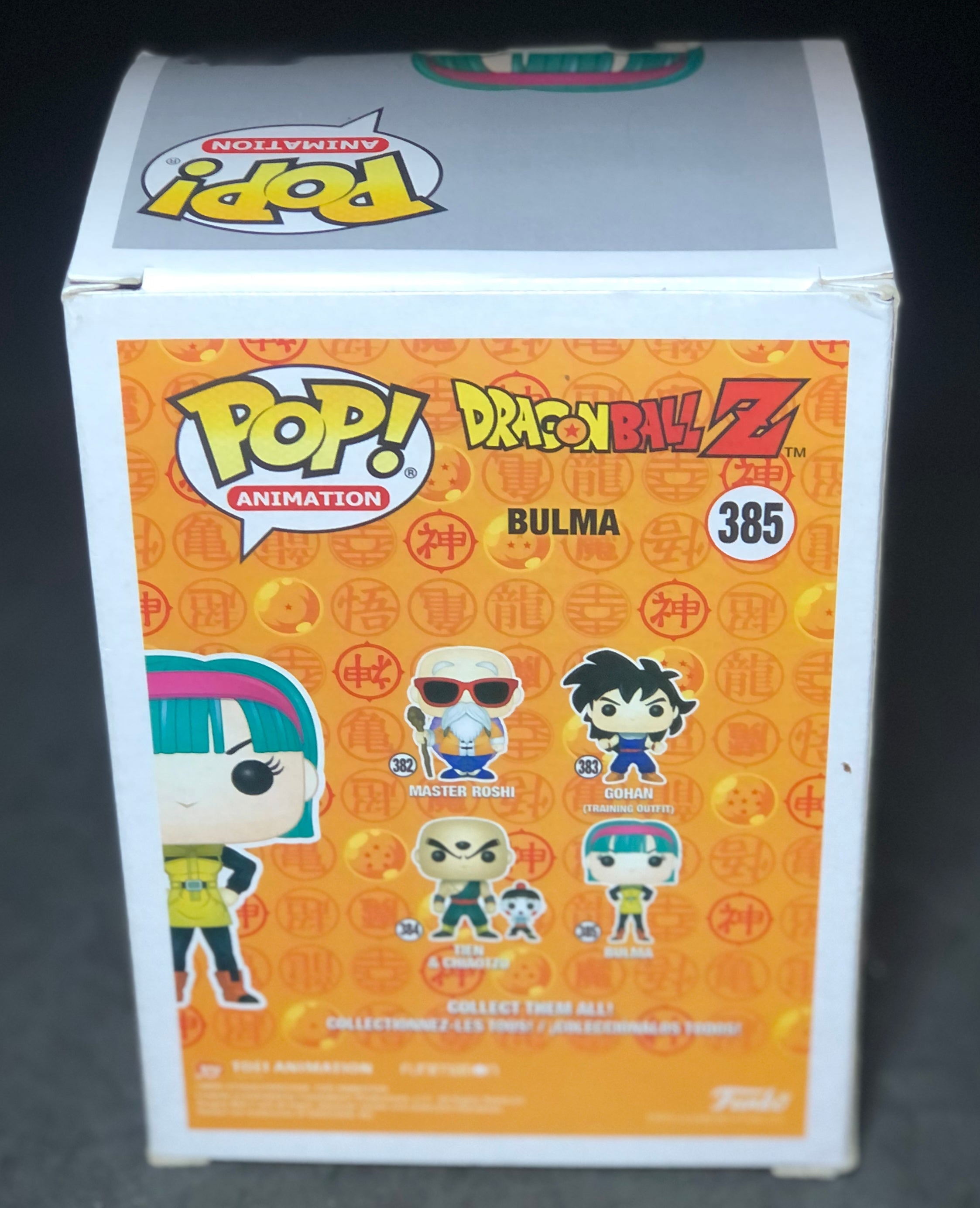 FUNKO POP! Animation - Dragonball Z - Bulma (385) 'Small Damaged Packaging'