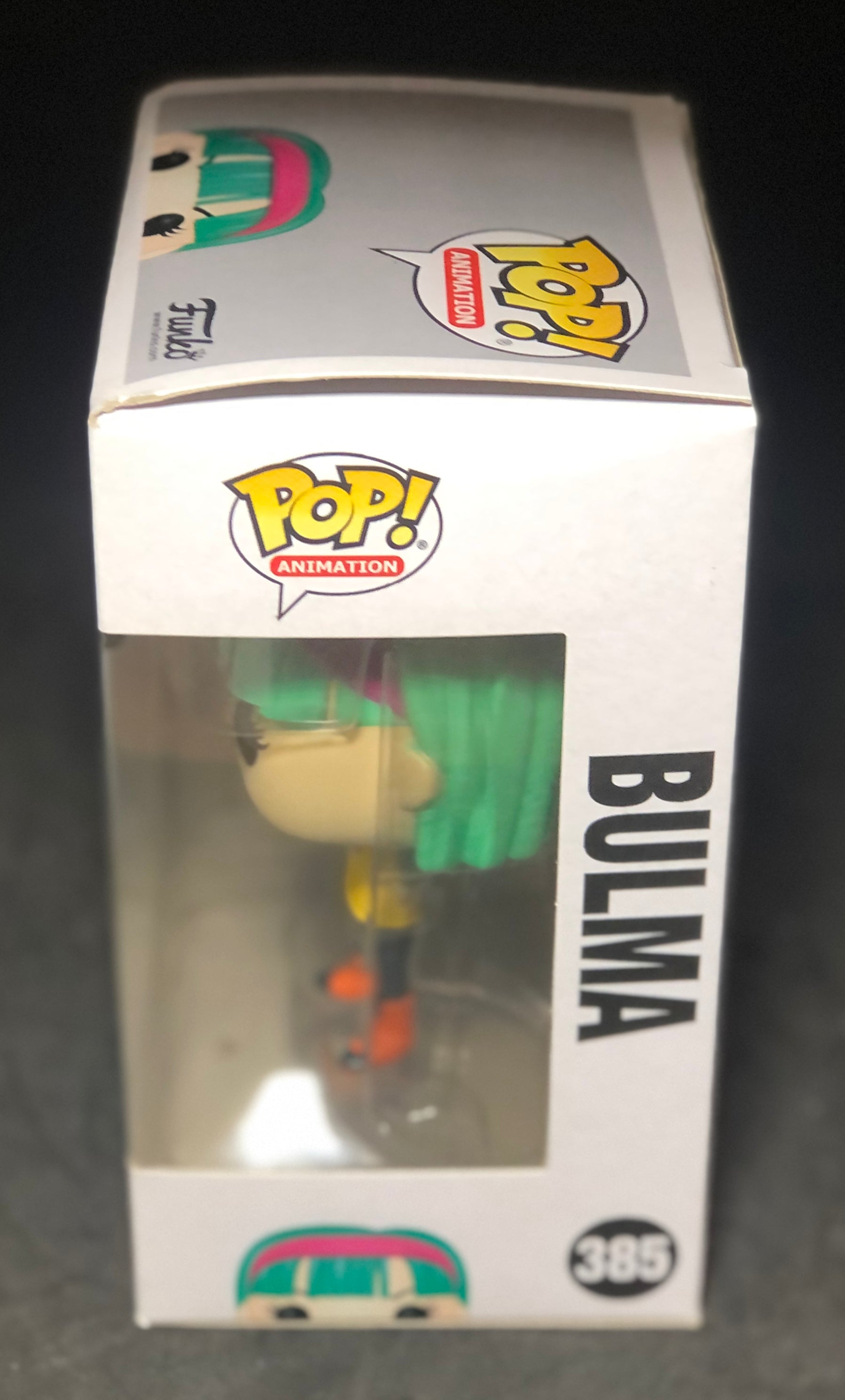 FUNKO POP! Animation - Dragonball Z - Bulma (385) 'Small Damaged Packaging'